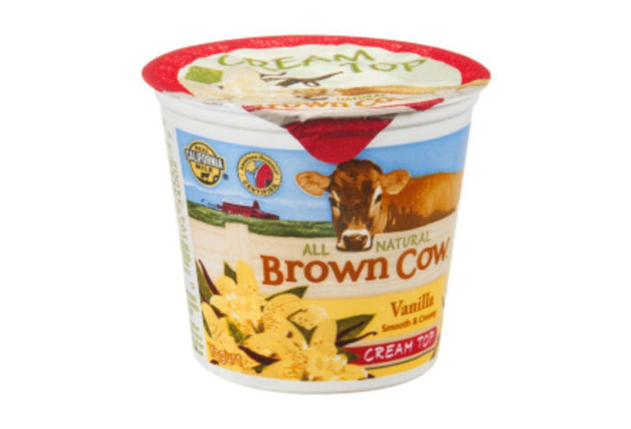 brown cow cream top yogurt review