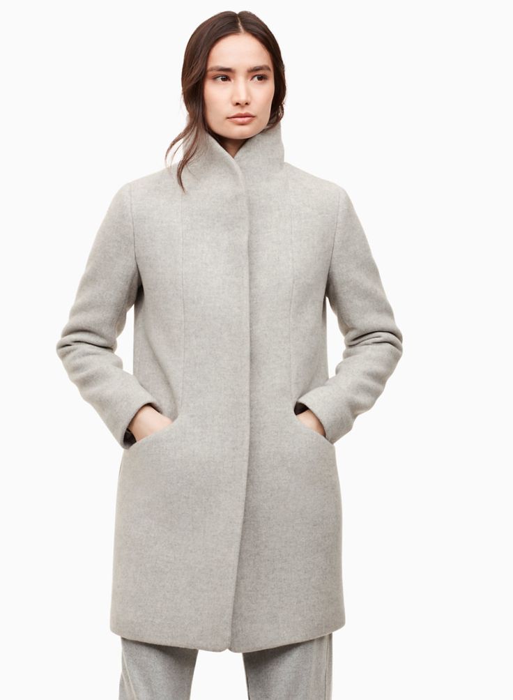 wilfred cocoon wool coat review