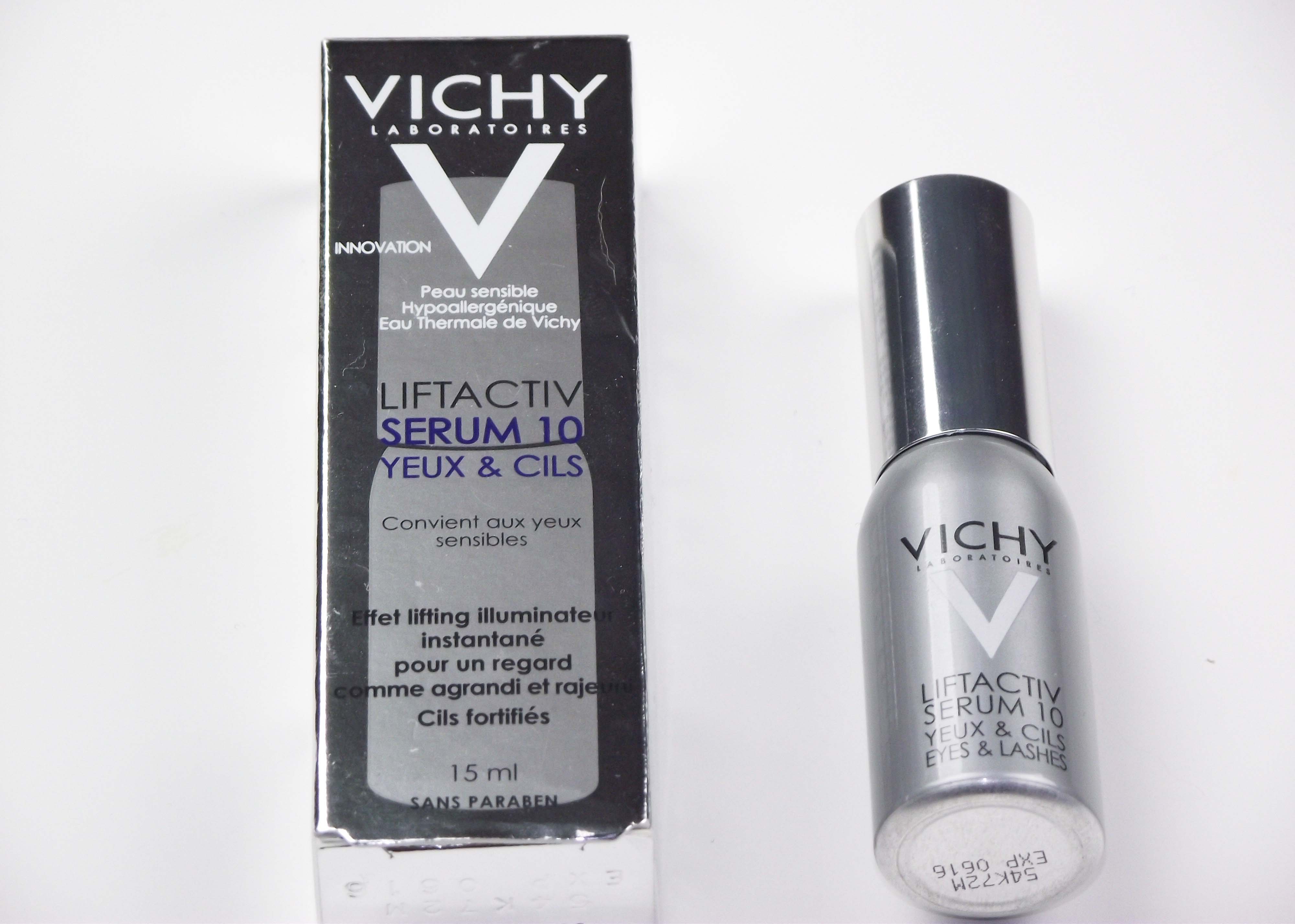 vichy liftactiv serum 10 eyes & lashes review
