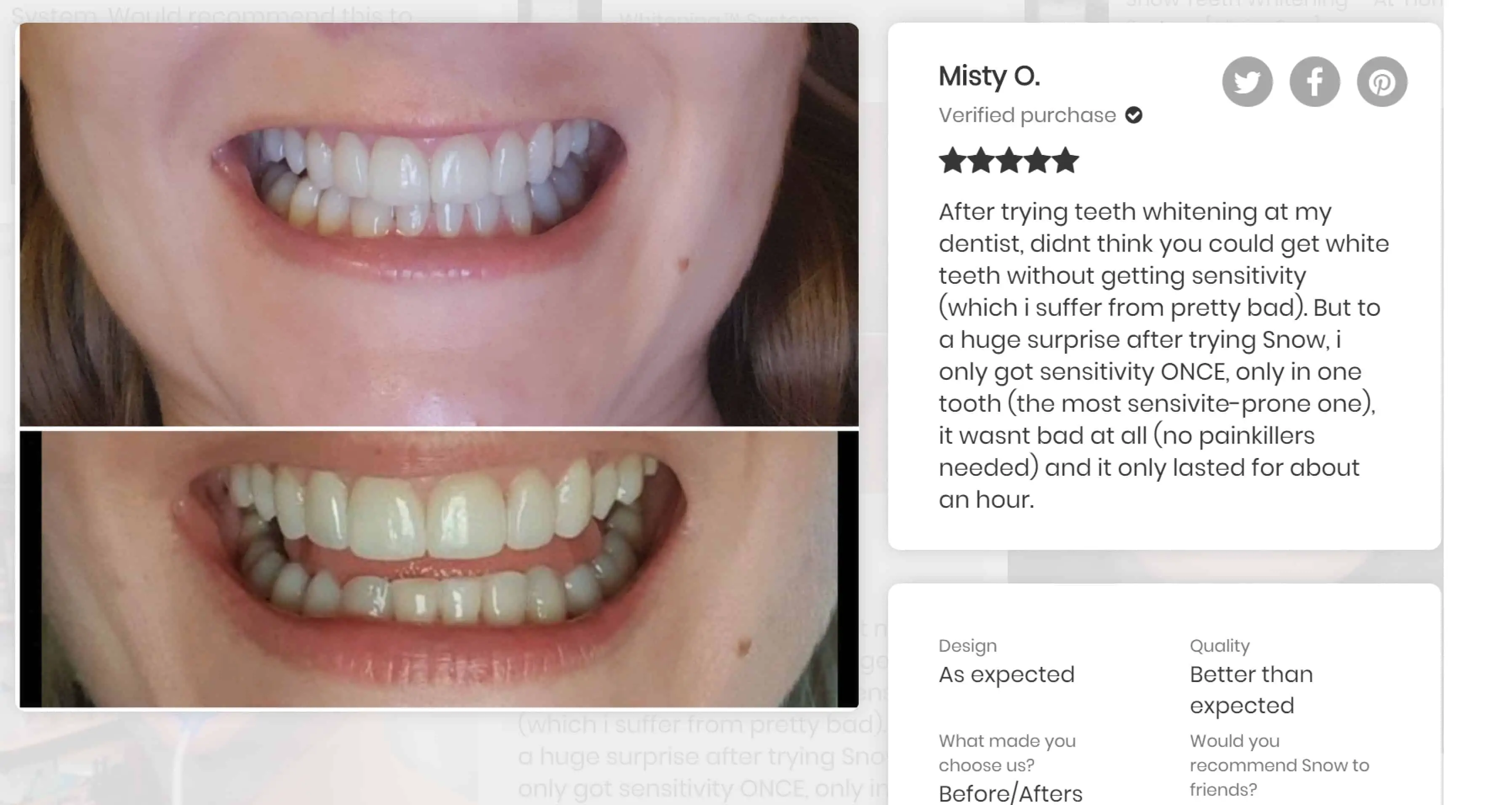 snow teeth whitening kit reviews