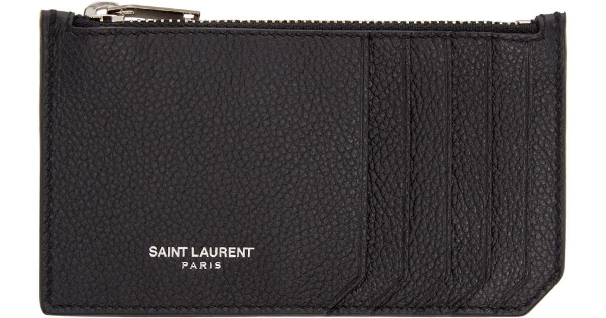 saint laurent fragments card holder review