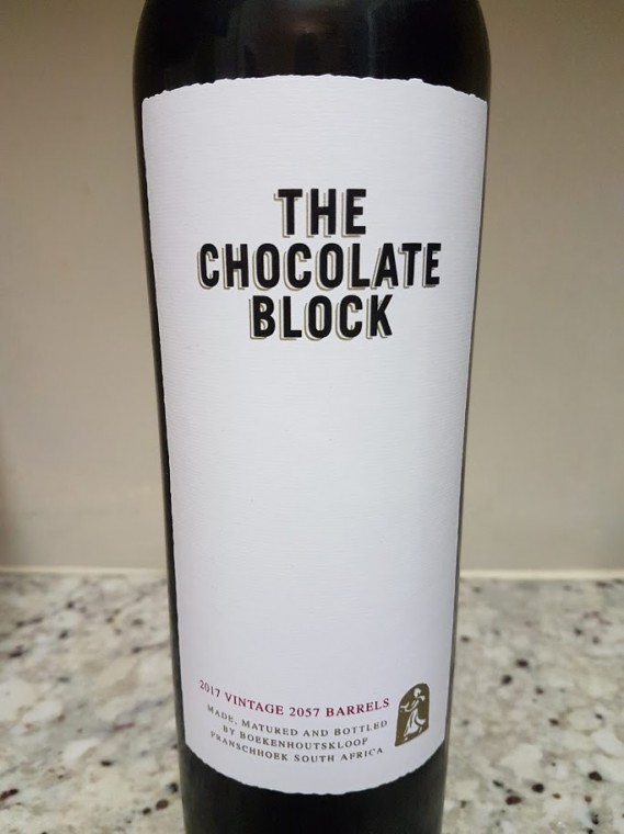 the chocolate block wine review